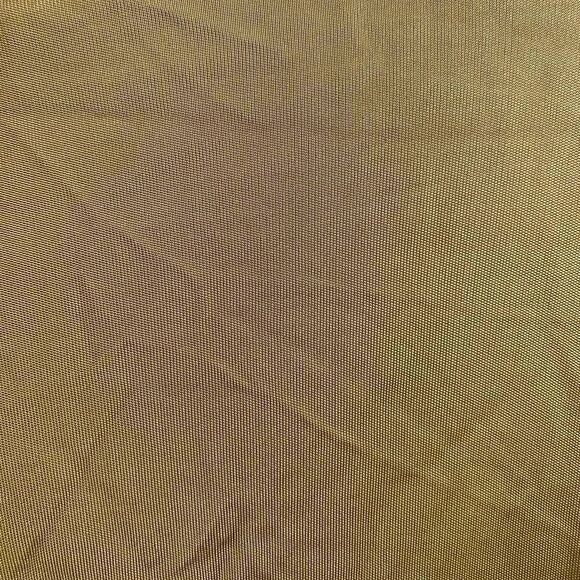 Like New Gold Draped Cowl Neck Slinky Ruched Midi Dress (Please see pix) - Picture 7 of 8